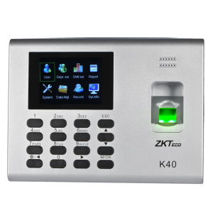 K40 Terminal de Tiempo y Asistencia con Funciones de Control de Acceso